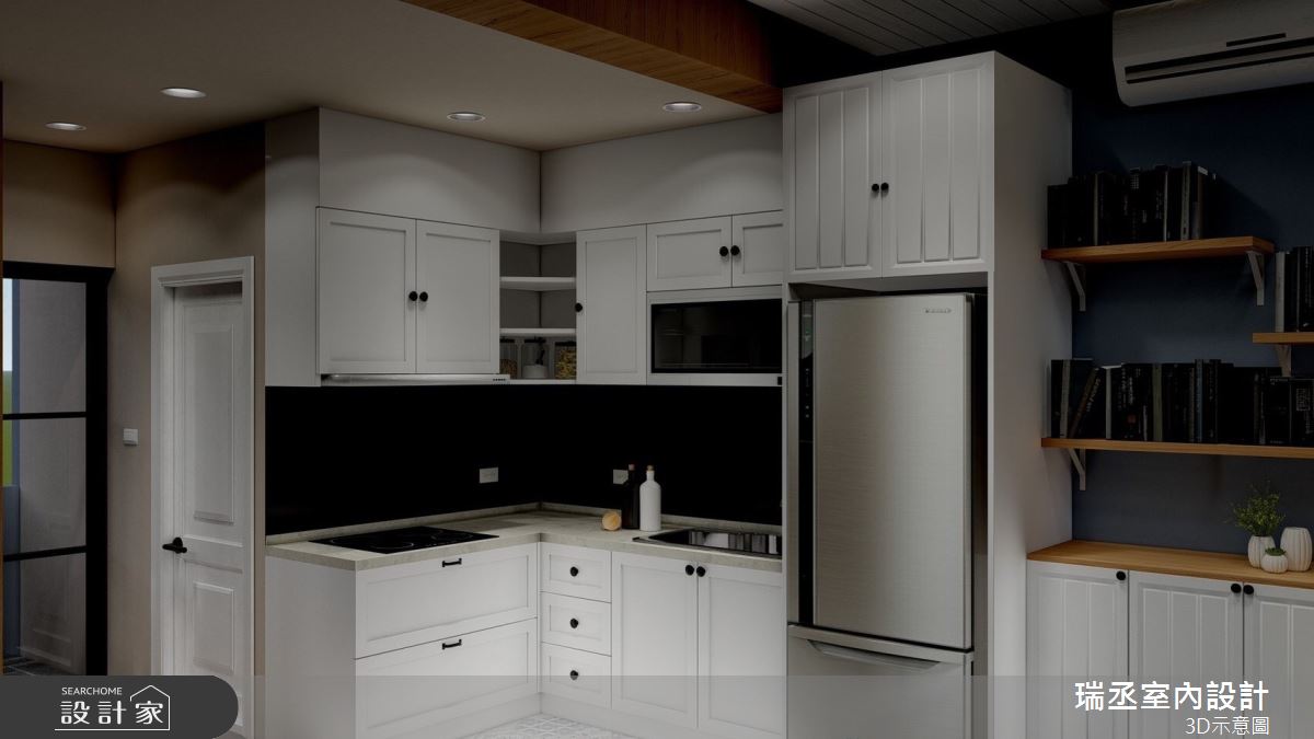 13坪老屋(31~40年)＿鄉村風廚房案例圖片＿瑞丞室內設計＿瑞丞_宜蘭_13坪老屋之6