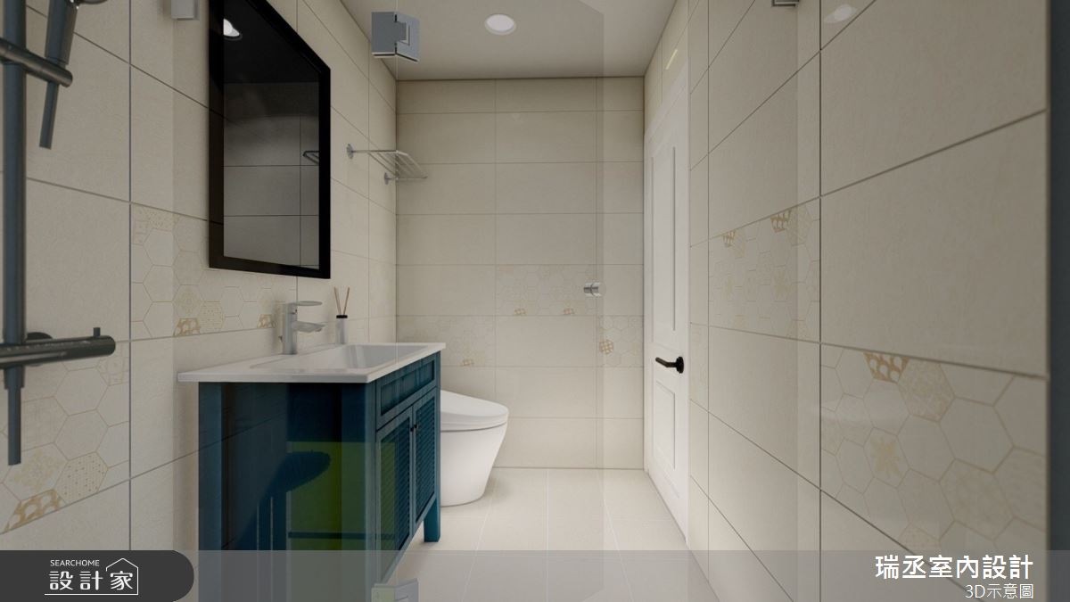 13坪老屋(31~40年)＿鄉村風浴室案例圖片＿瑞丞室內設計＿瑞丞_宜蘭_13坪老屋之10