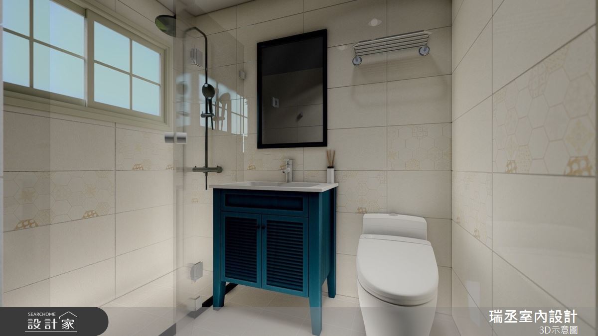 13坪老屋(31~40年)＿鄉村風浴室案例圖片＿瑞丞室內設計＿瑞丞_宜蘭_13坪老屋之11