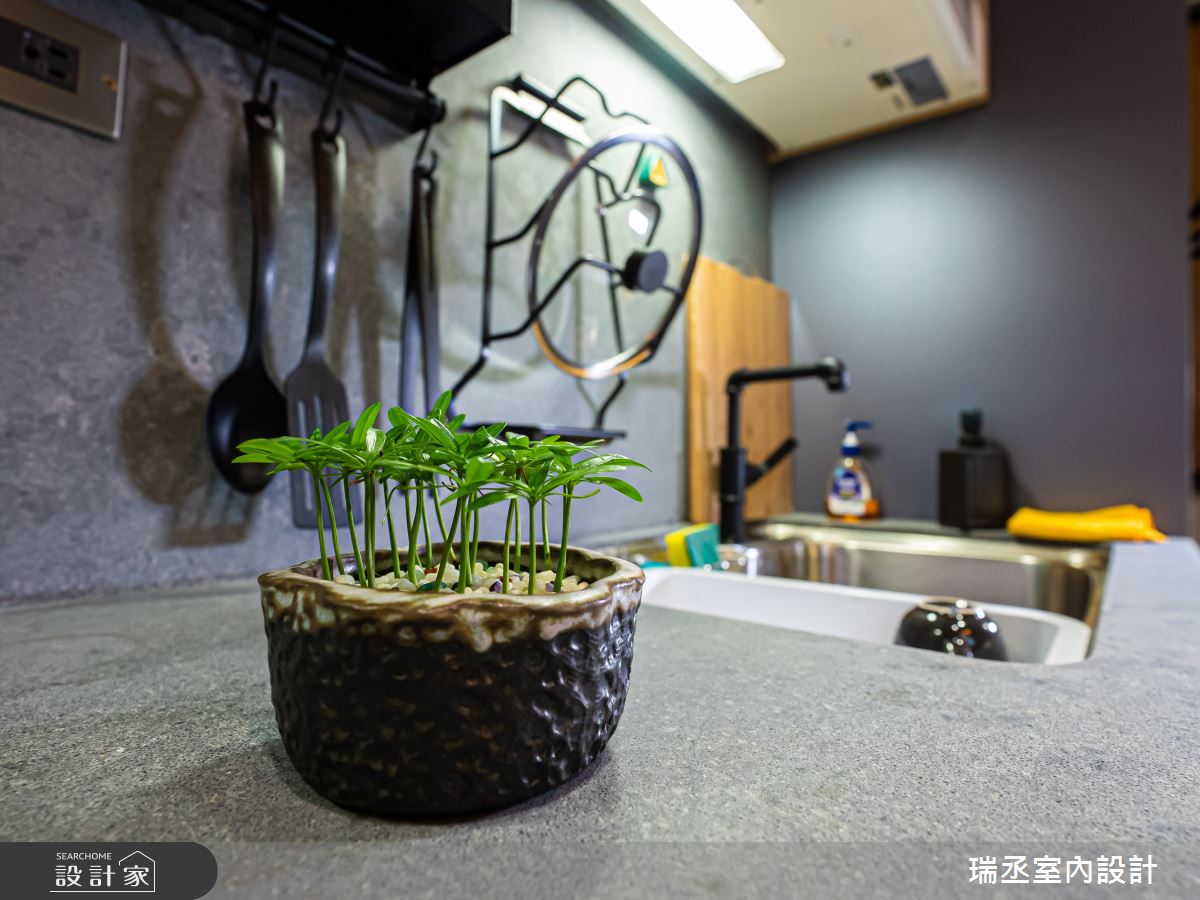 15坪新成屋(5年以下)＿工業風廚房案例圖片＿瑞丞室內設計＿瑞丞_基隆_15坪工業風之10