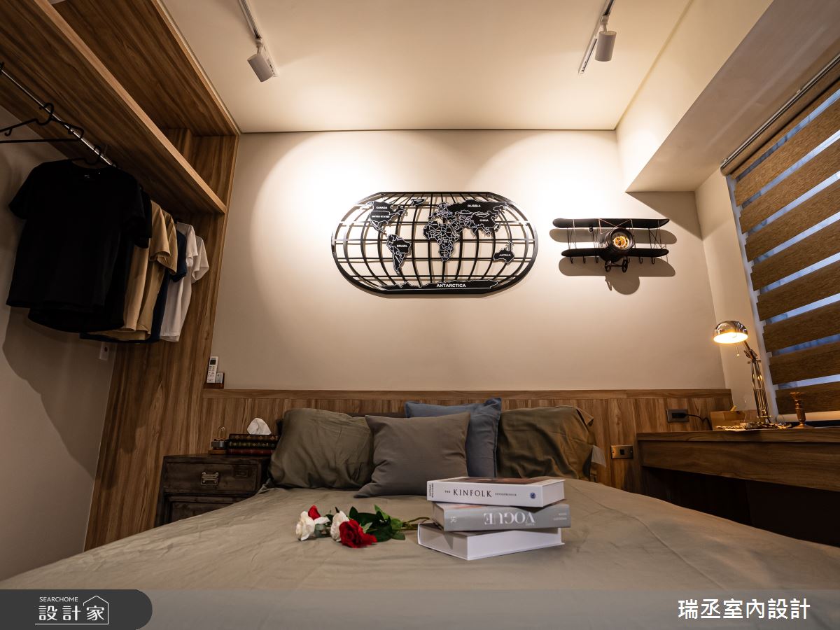 15坪新成屋(5年以下)＿工業風臥室案例圖片＿瑞丞室內設計＿瑞丞_基隆_15坪工業風之13