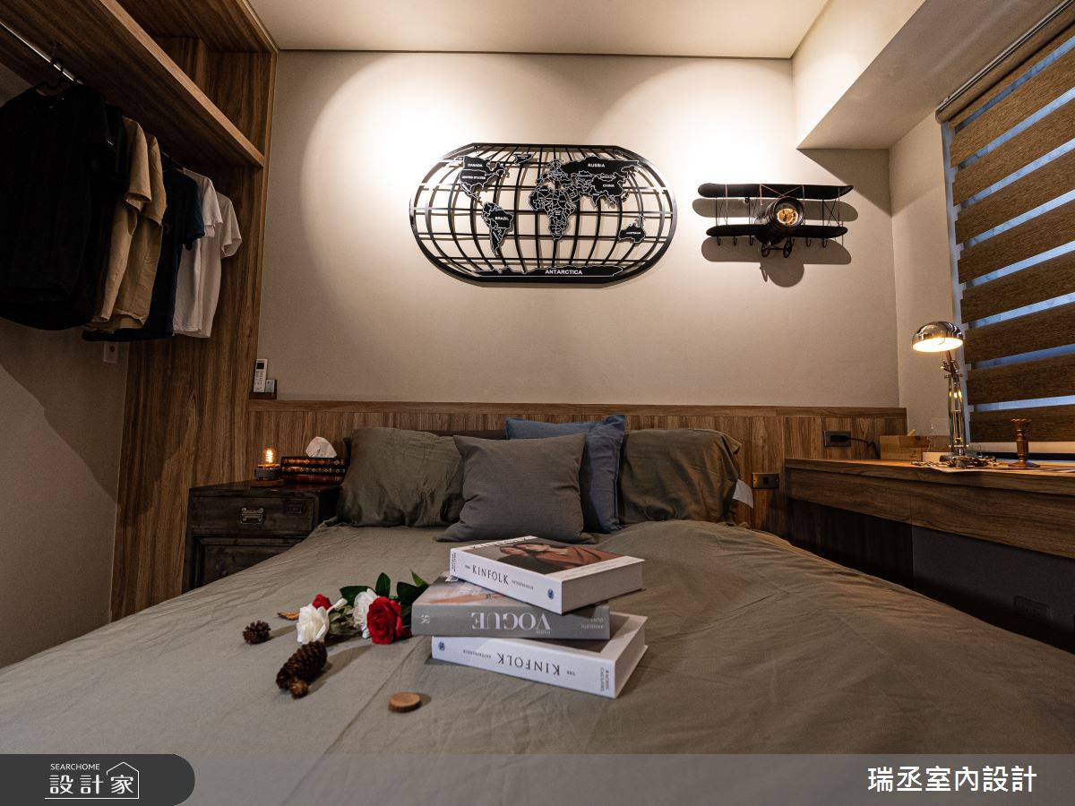 15坪新成屋(5年以下)＿工業風臥室案例圖片＿瑞丞室內設計＿瑞丞_基隆_15坪工業風之16
