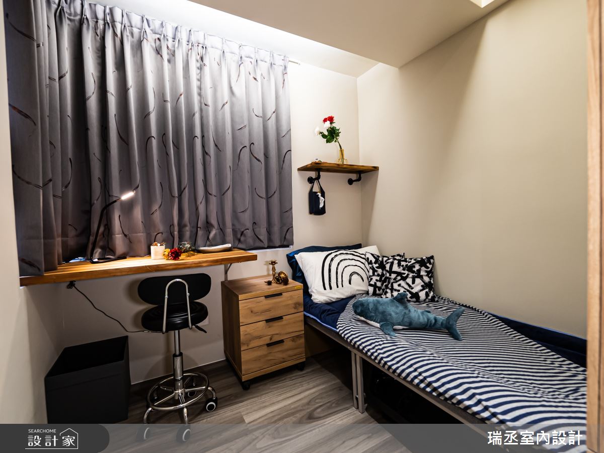 15坪新成屋(5年以下)＿工業風客房案例圖片＿瑞丞室內設計＿瑞丞_基隆_15坪工業風之19