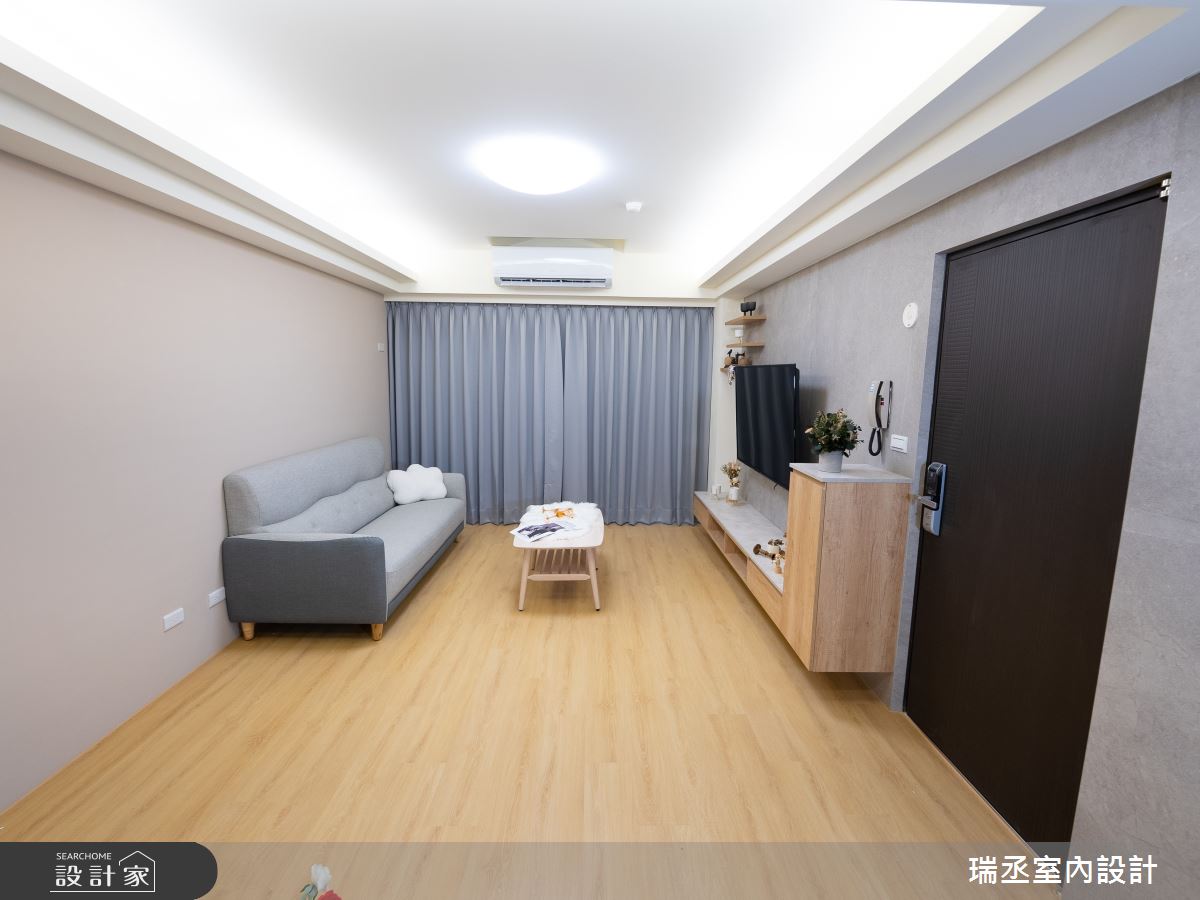32坪老屋(16~30年)＿日式無印風玄關客廳案例圖片＿瑞丞室內設計＿瑞丞_基隆_32坪日式無印風之11