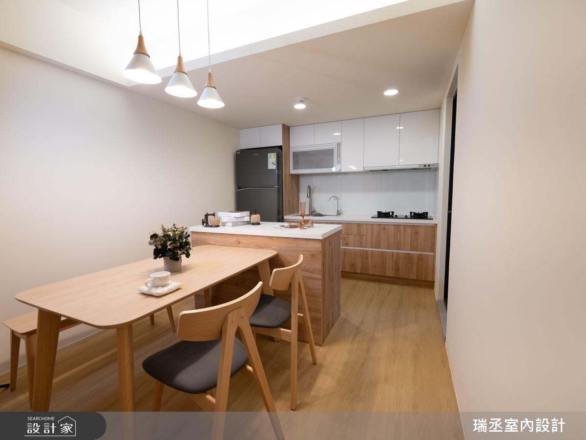 32坪老屋(16~30年)＿日式無印風餐廳廚房案例圖片＿瑞丞室內設計＿瑞丞_基隆_32坪日式無印風之20