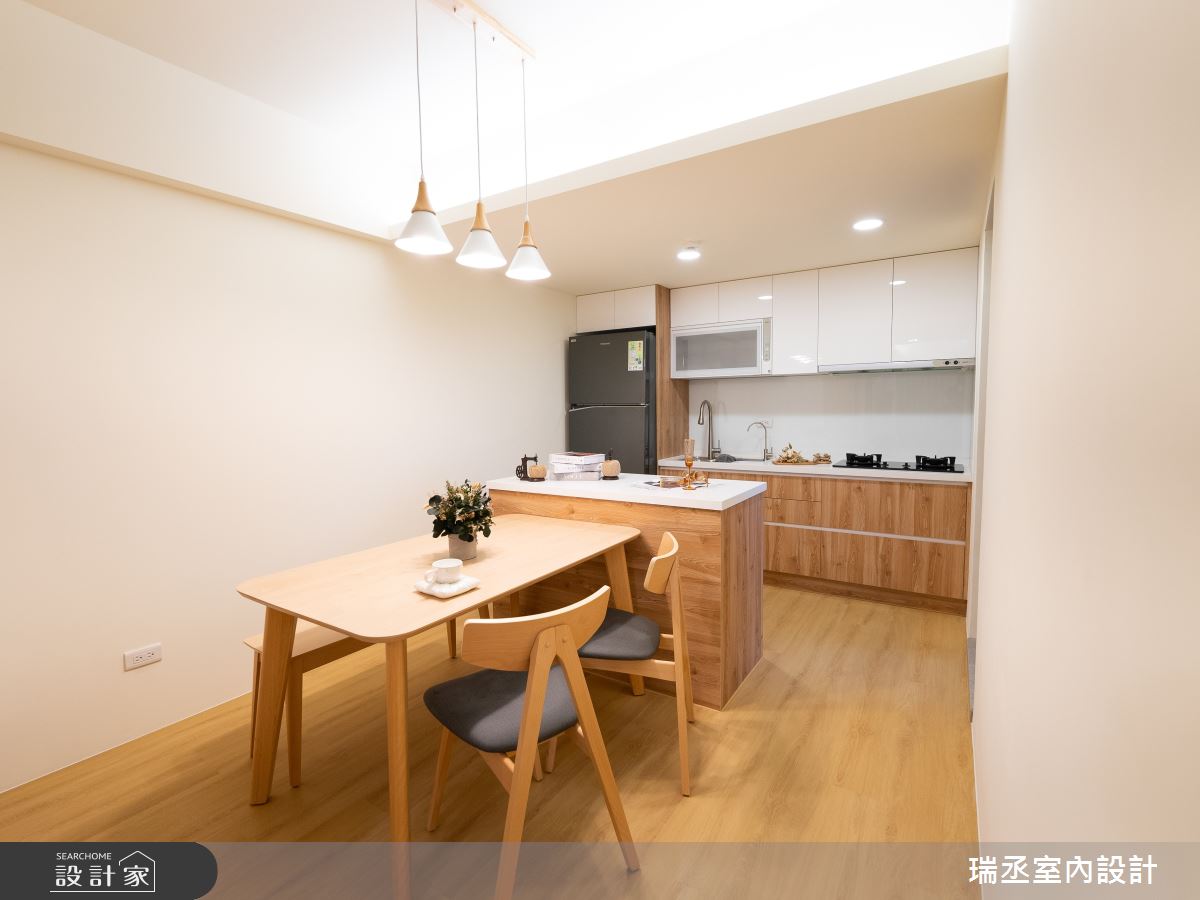 32坪老屋(16~30年)＿日式無印風餐廳廚房案例圖片＿瑞丞室內設計＿瑞丞_基隆_32坪日式無印風之19
