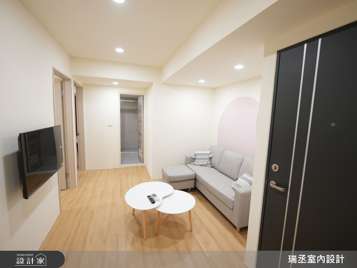 35坪老屋(31~40年)＿北歐風客廳案例圖片＿瑞丞室內設計＿瑞丞_35坪北歐風中壢老屋翻修之1