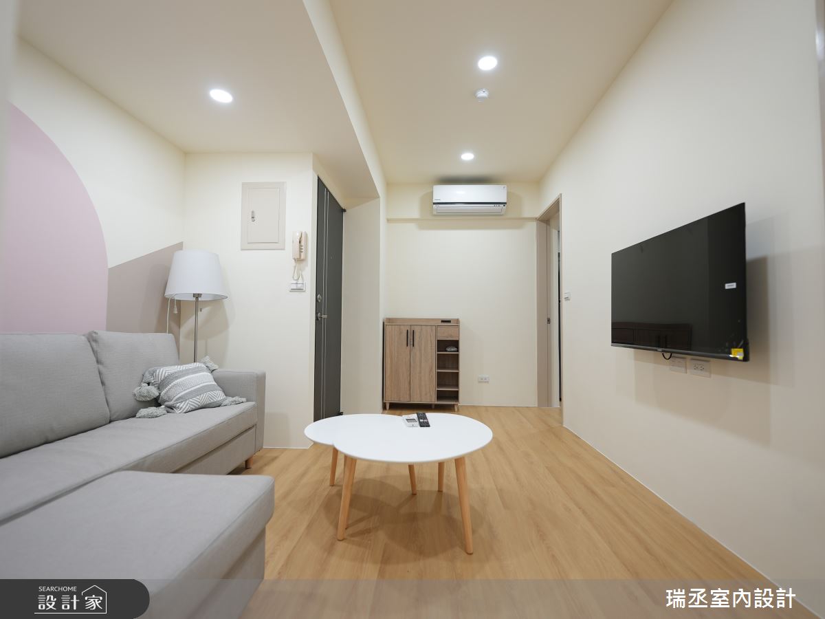 35坪老屋(31~40年)＿北歐風客廳案例圖片＿瑞丞室內設計＿瑞丞_35坪北歐風中壢老屋翻修之2