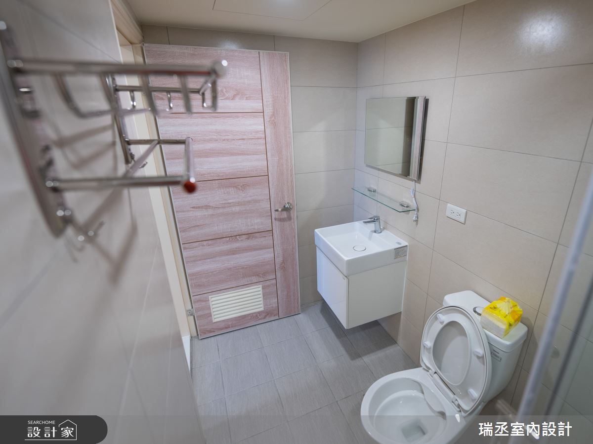 35坪老屋(31~40年)＿北歐風浴室案例圖片＿瑞丞室內設計＿瑞丞_35坪北歐風中壢老屋翻修之35