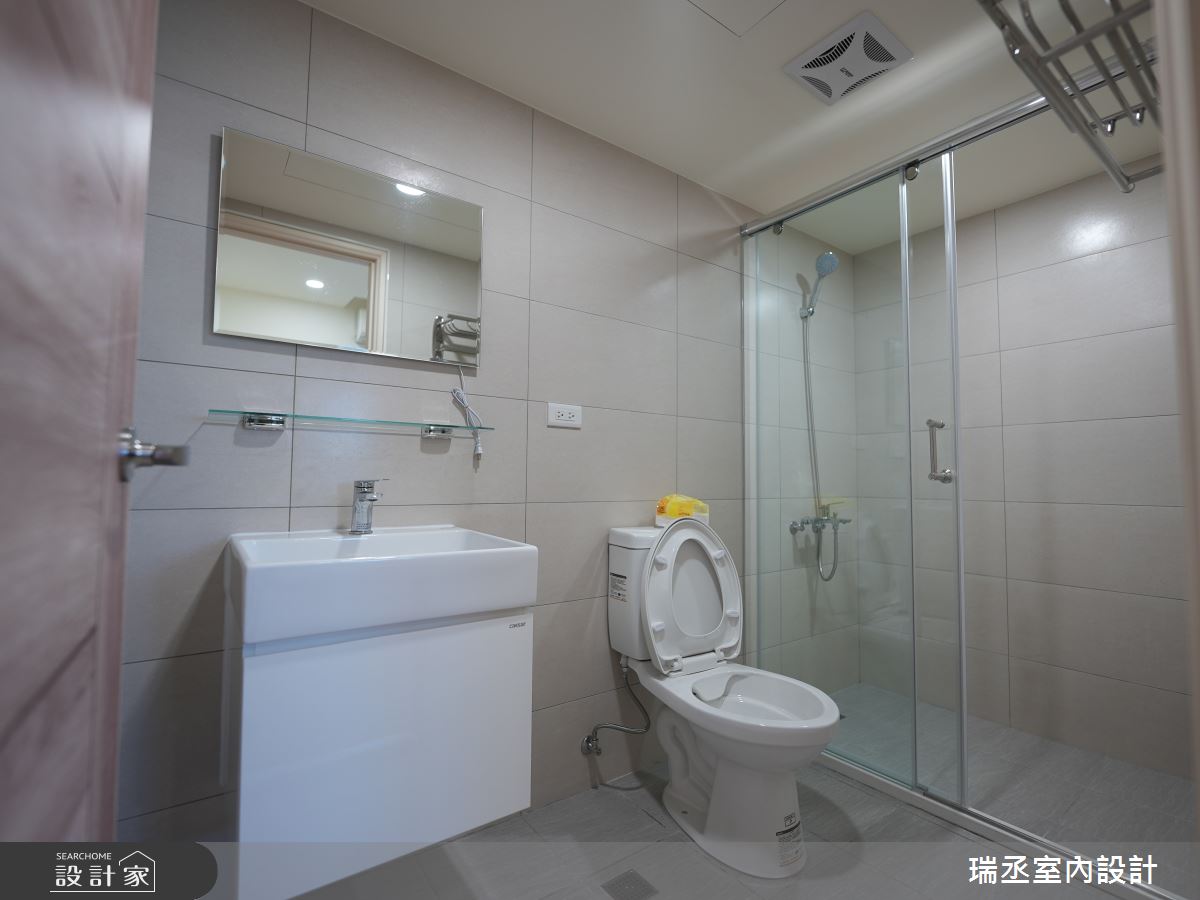 35坪老屋(31~40年)＿北歐風浴室案例圖片＿瑞丞室內設計＿瑞丞_35坪北歐風中壢老屋翻修之36