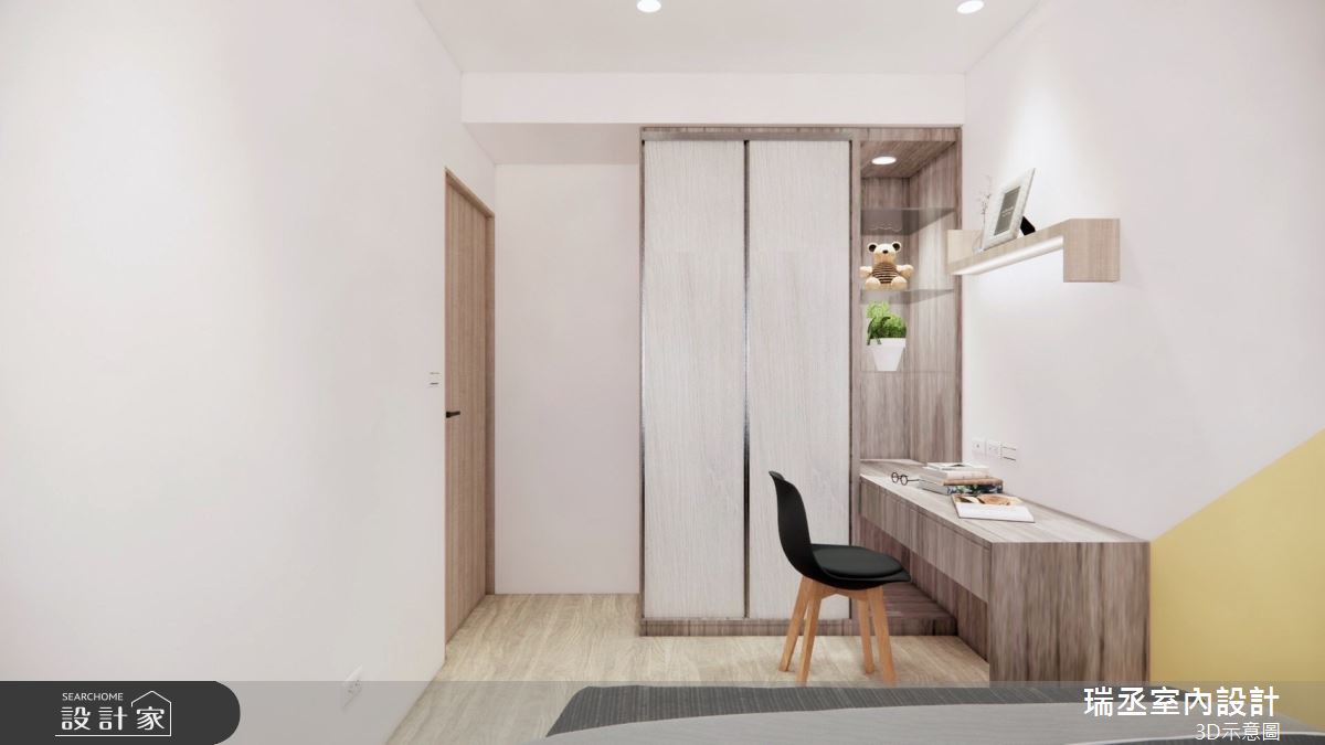 57坪老屋(31~40年)＿現代風臥室案例圖片＿瑞丞室內設計＿瑞丞_57坪簡約時尚現代風之6
