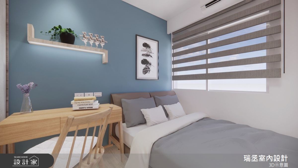 57坪老屋(31~40年)＿現代風臥室案例圖片＿瑞丞室內設計＿瑞丞_57坪簡約時尚現代風之9