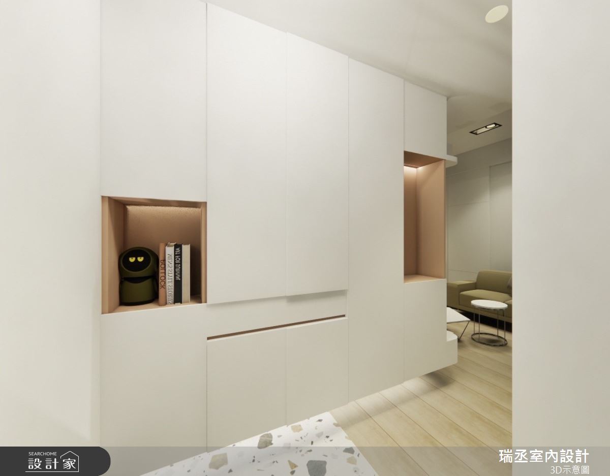 15坪新成屋(5年以下)＿北歐風玄關案例圖片＿瑞丞室內設計＿瑞丞_15坪北歐風之1