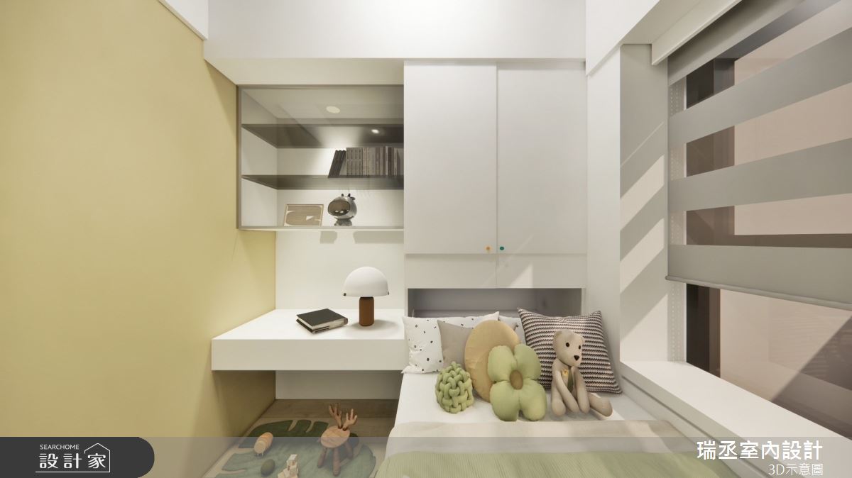 15坪新成屋(5年以下)＿北歐風客房案例圖片＿瑞丞室內設計＿瑞丞_15坪北歐風之6