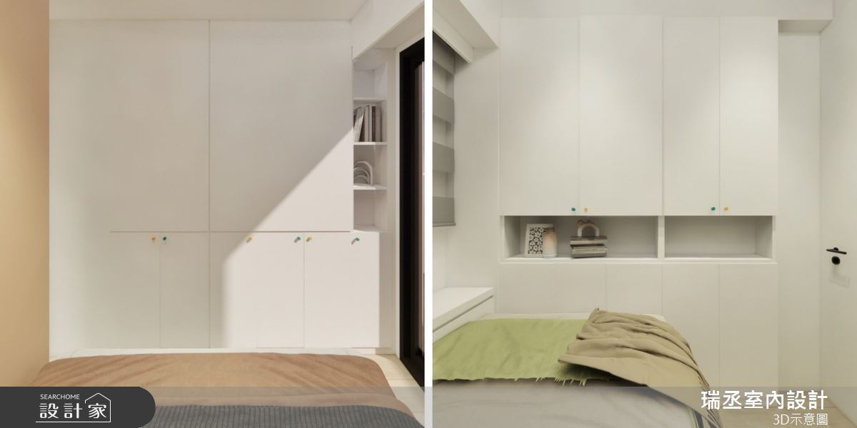 15坪新成屋(5年以下)＿北歐風臥室案例圖片＿瑞丞室內設計＿瑞丞_15坪北歐風之8