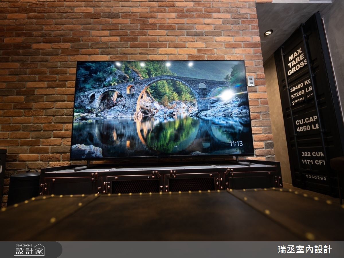 16坪新成屋(5年以下)＿工業風客廳案例圖片＿瑞丞室內設計＿瑞丞_16坪工業風_基隆新橫濱之19