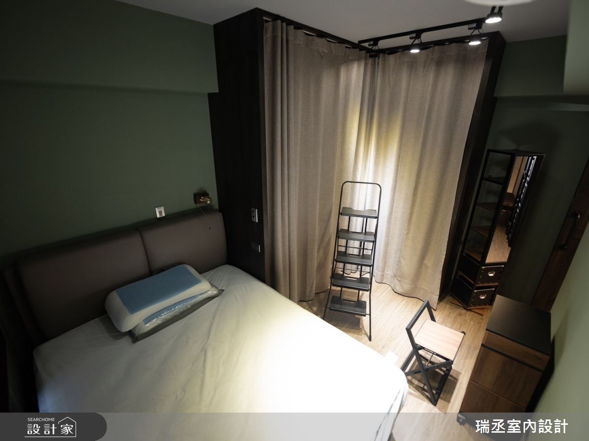 16坪新成屋(5年以下)＿工業風臥室案例圖片＿瑞丞室內設計＿瑞丞_16坪工業風_基隆新橫濱之24