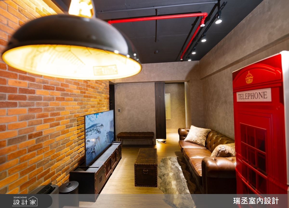 16坪新成屋(5年以下)＿工業風客廳案例圖片＿瑞丞室內設計＿瑞丞_16坪工業風_基隆新橫濱之10
