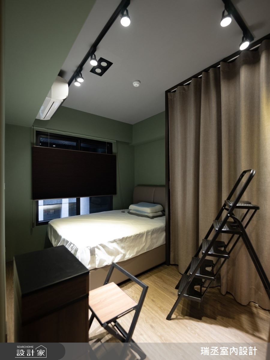 16坪新成屋(5年以下)＿工業風臥室案例圖片＿瑞丞室內設計＿瑞丞_16坪工業風_基隆新橫濱之22