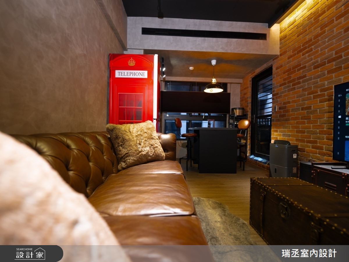16坪新成屋(5年以下)＿工業風客廳案例圖片＿瑞丞室內設計＿瑞丞_16坪工業風_基隆新橫濱之5