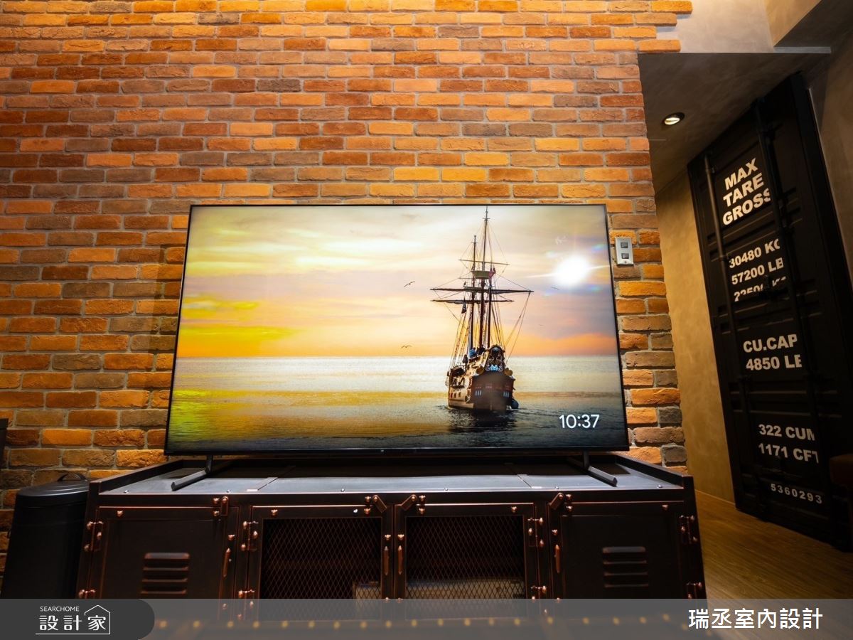 16坪新成屋(5年以下)＿工業風客廳案例圖片＿瑞丞室內設計＿瑞丞_16坪工業風_基隆新橫濱之20