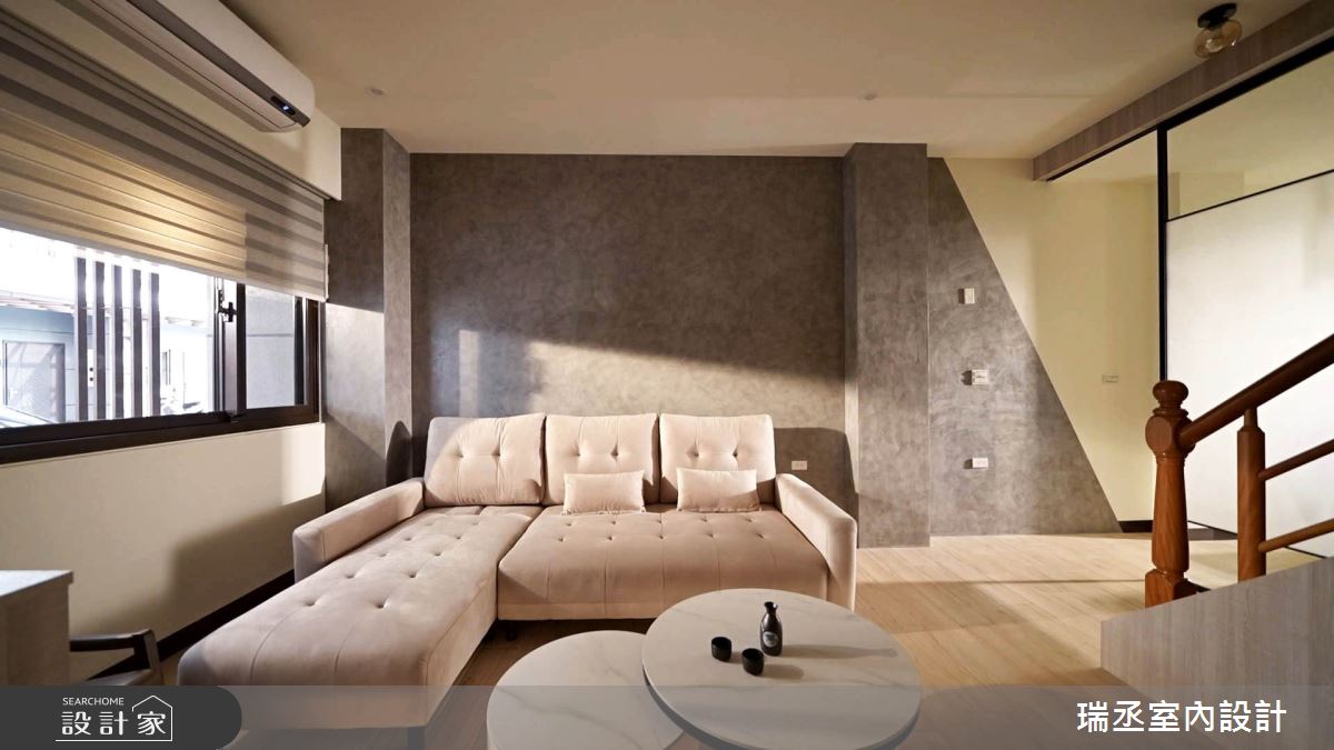 53坪新成屋(5年以下)＿日式無印風客廳案例圖片＿瑞丞室內設計＿瑞丞_53坪日式無印風_宜蘭透天之2