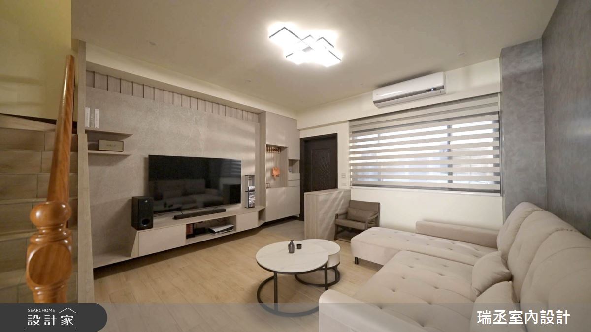 53坪新成屋(5年以下)＿日式無印風玄關客廳樓梯案例圖片＿瑞丞室內設計＿瑞丞_53坪日式無印風_宜蘭透天之8