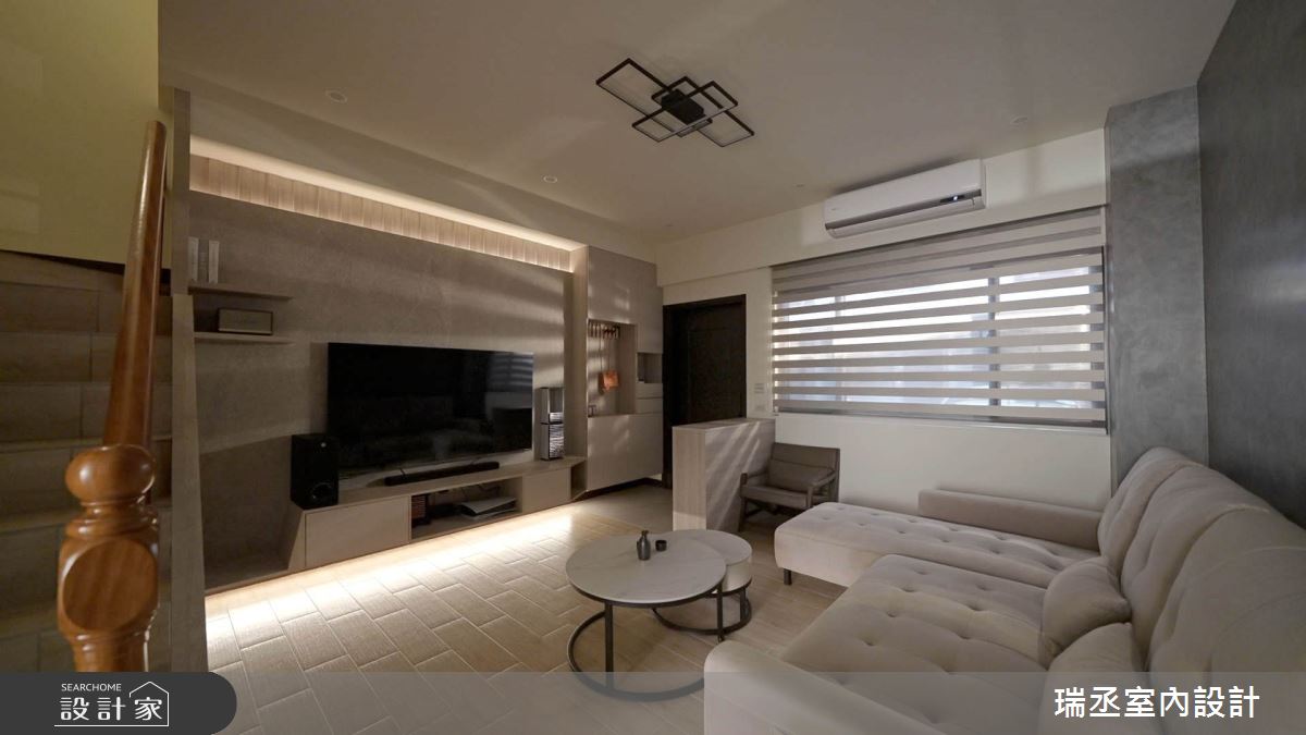 53坪新成屋(5年以下)＿日式無印風玄關客廳樓梯案例圖片＿瑞丞室內設計＿瑞丞_53坪日式無印風_宜蘭透天之7