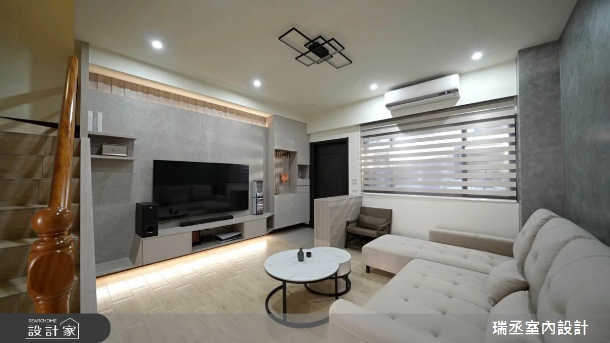 53坪新成屋(5年以下)＿日式無印風玄關客廳樓梯案例圖片＿瑞丞室內設計＿瑞丞_53坪日式無印風_宜蘭透天之9