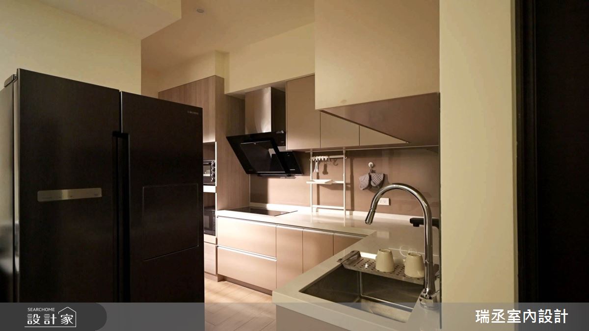 53坪新成屋(5年以下)＿日式無印風廚房案例圖片＿瑞丞室內設計＿瑞丞_53坪日式無印風_宜蘭透天之12