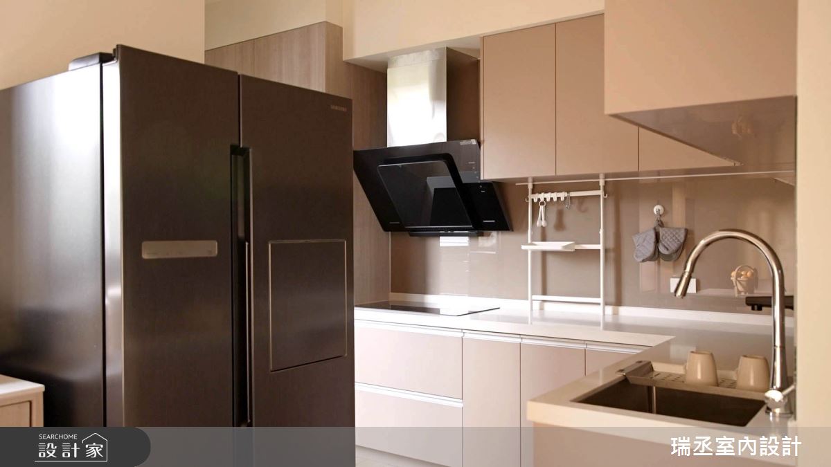 53坪新成屋(5年以下)＿日式無印風廚房案例圖片＿瑞丞室內設計＿瑞丞_53坪日式無印風_宜蘭透天之15
