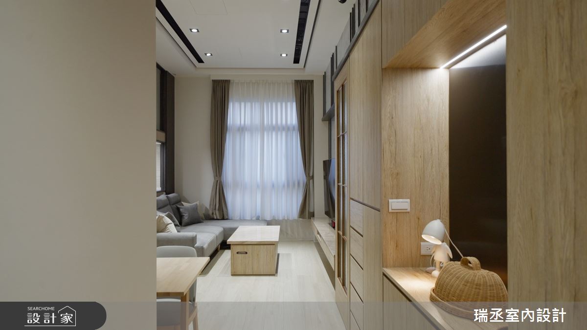 23坪新成屋(5年以下)＿日式無印風玄關案例圖片＿瑞丞室內設計＿瑞丞_23坪日式無印風_新北市鶯歌之1