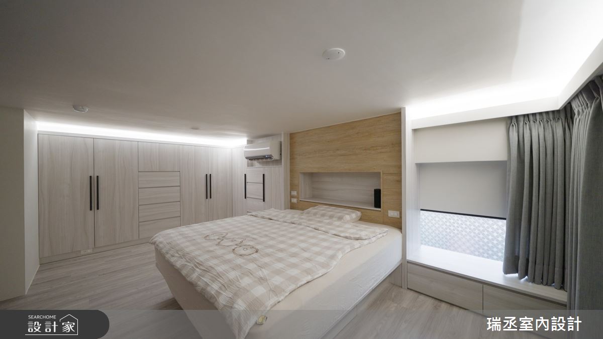 23坪新成屋(5年以下)＿日式無印風臥室案例圖片＿瑞丞室內設計＿瑞丞_23坪日式無印風_新北市鶯歌之10