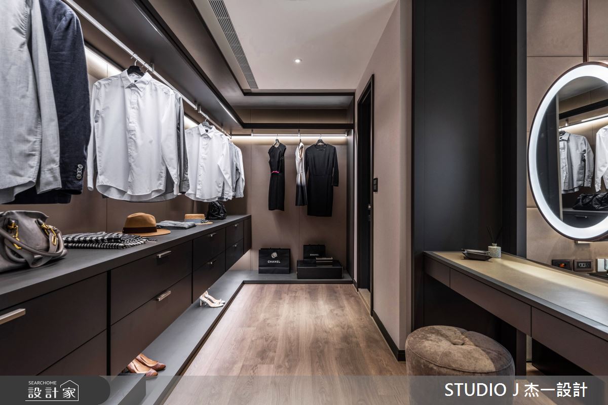 58坪新成屋(5年以下)＿現代風更衣間案例圖片＿杰一設計＿杰一_聯上涵景II之14