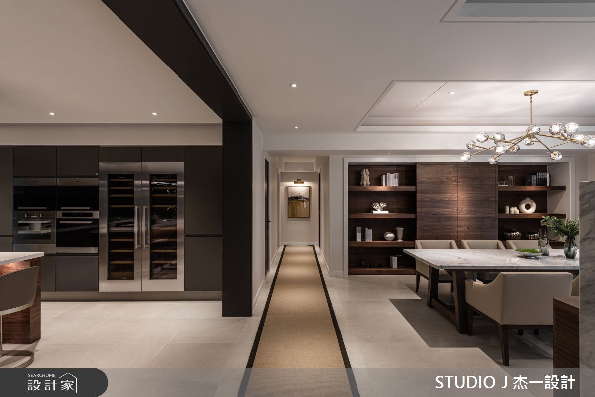 58坪新成屋(5年以下)＿現代風餐廳走廊案例圖片＿杰一設計＿杰一_聯上涵景II之7