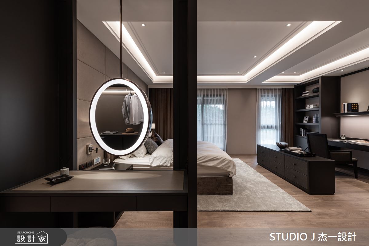 58坪新成屋(5年以下)＿現代風臥室更衣間案例圖片＿杰一設計＿杰一_聯上涵景II之10