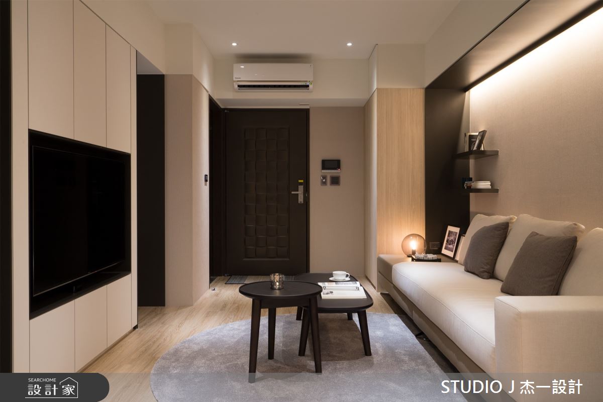 11坪新成屋(5年以下)＿現代風客廳案例圖片＿杰一設計＿杰一_文山君悅之1