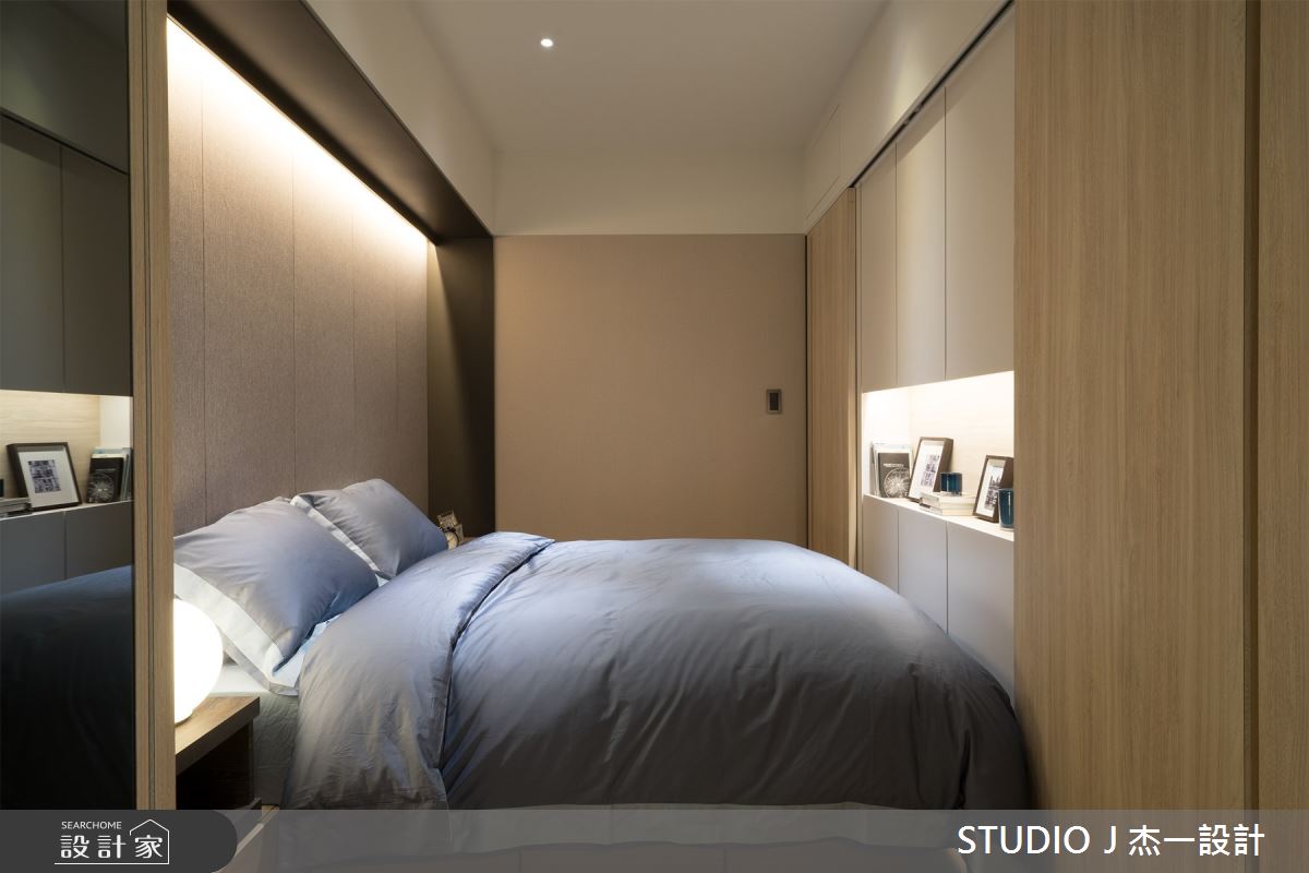 11坪新成屋(5年以下)＿現代風臥室案例圖片＿杰一設計＿杰一_文山君悅之4