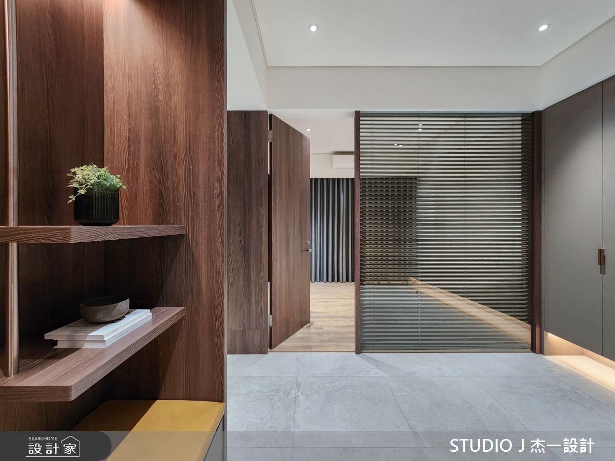 92坪新成屋(5年以下)＿現代風玄關案例圖片＿杰一設計＿杰一_帝賦天璽之1