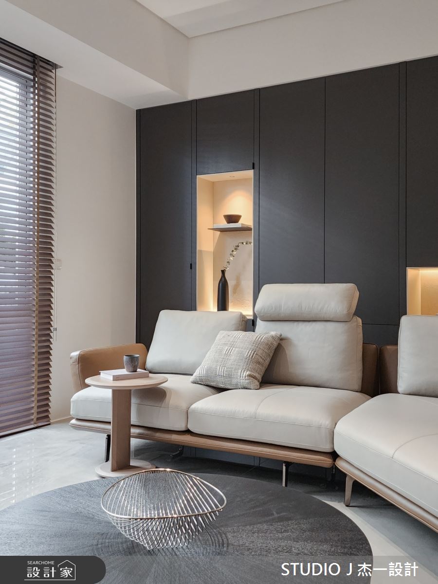 92坪新成屋(5年以下)＿現代風客廳案例圖片＿杰一設計＿杰一_帝賦天璽之7