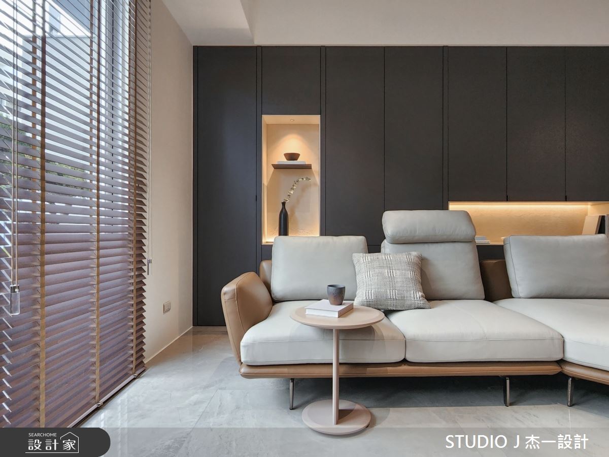 92坪新成屋(5年以下)＿現代風客廳案例圖片＿杰一設計＿杰一_帝賦天璽之6