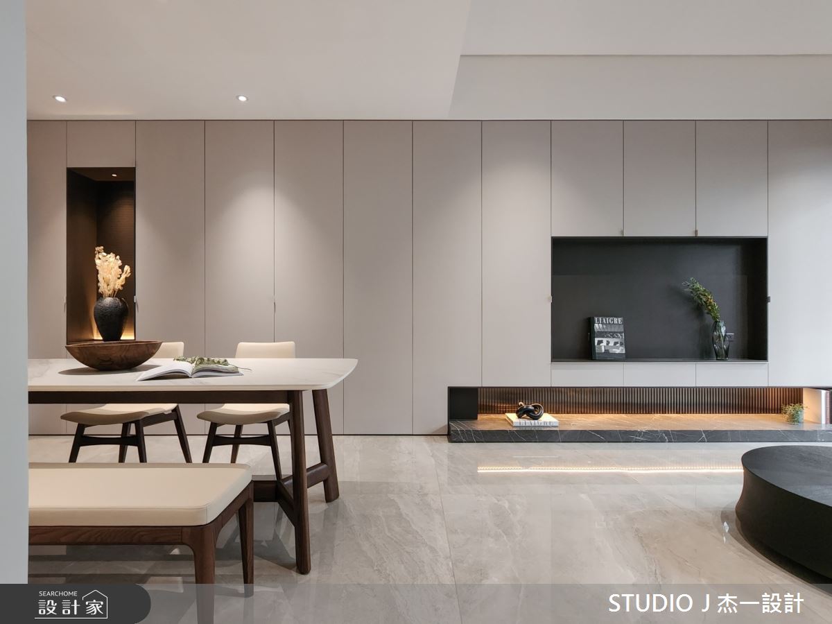 92坪新成屋(5年以下)＿現代風客廳餐廳案例圖片＿杰一設計＿杰一_帝賦天璽之9