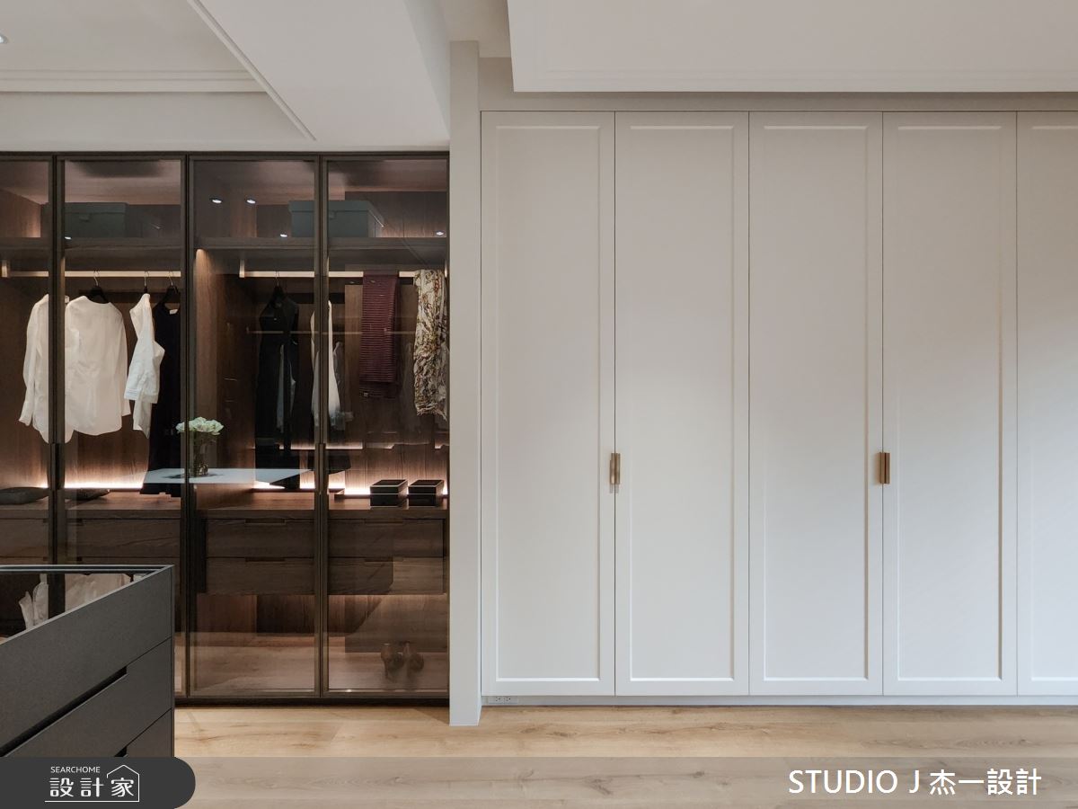 92坪新成屋(5年以下)＿現代風臥室更衣間案例圖片＿杰一設計＿杰一_帝賦天璽之19