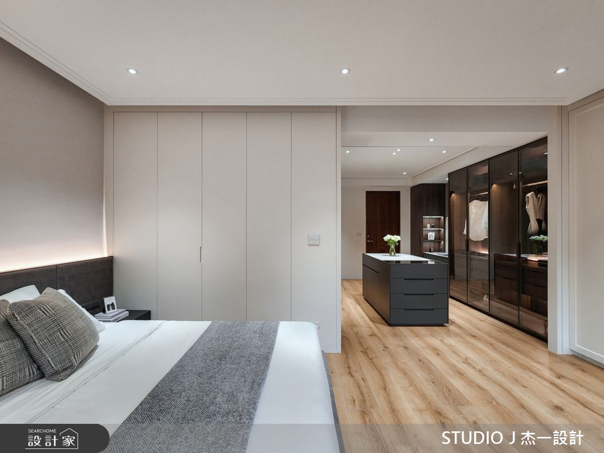 92坪新成屋(5年以下)＿現代風臥室更衣間案例圖片＿杰一設計＿杰一_帝賦天璽之17