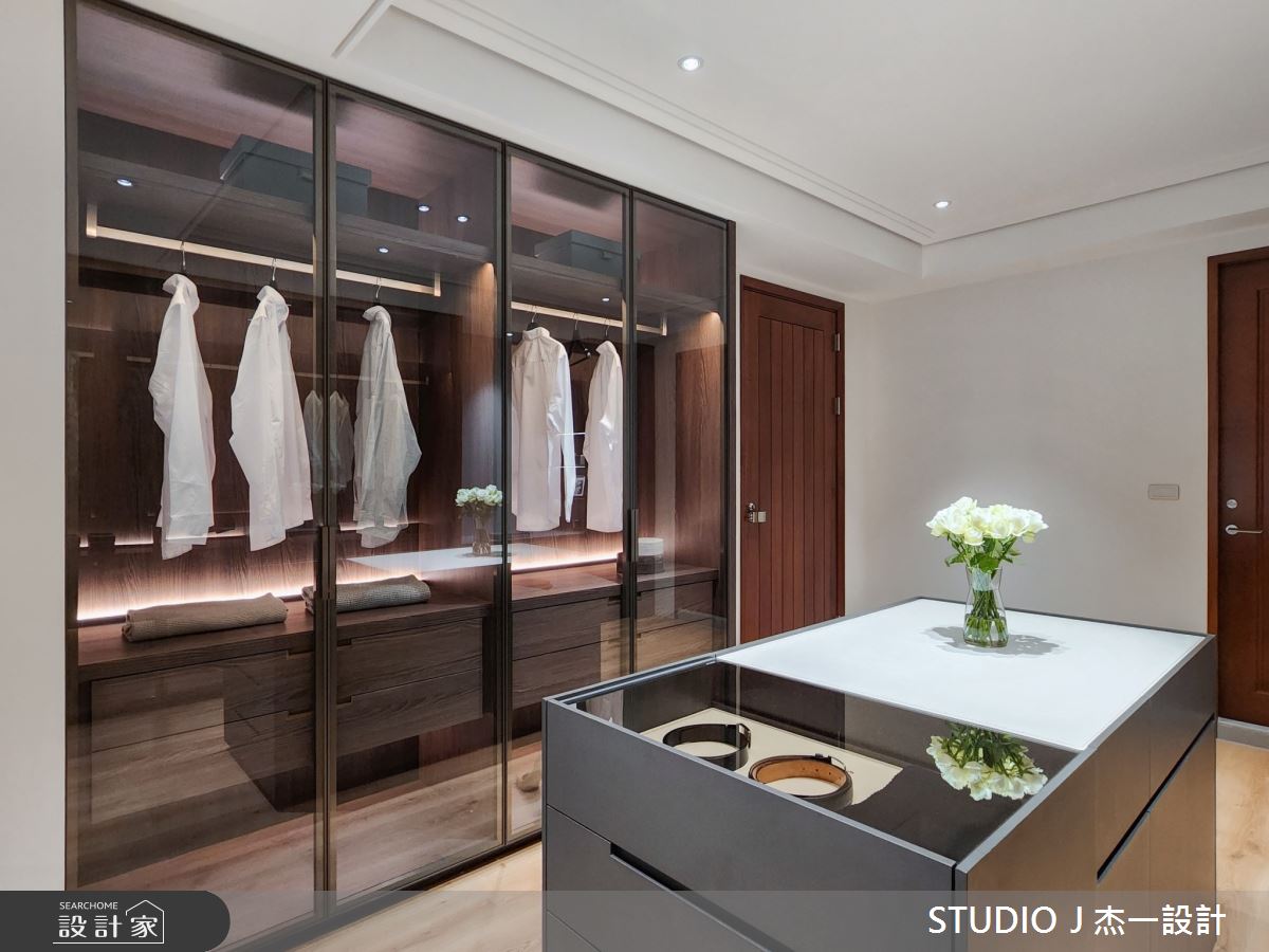 92坪新成屋(5年以下)＿現代風更衣間案例圖片＿杰一設計＿杰一_帝賦天璽之20
