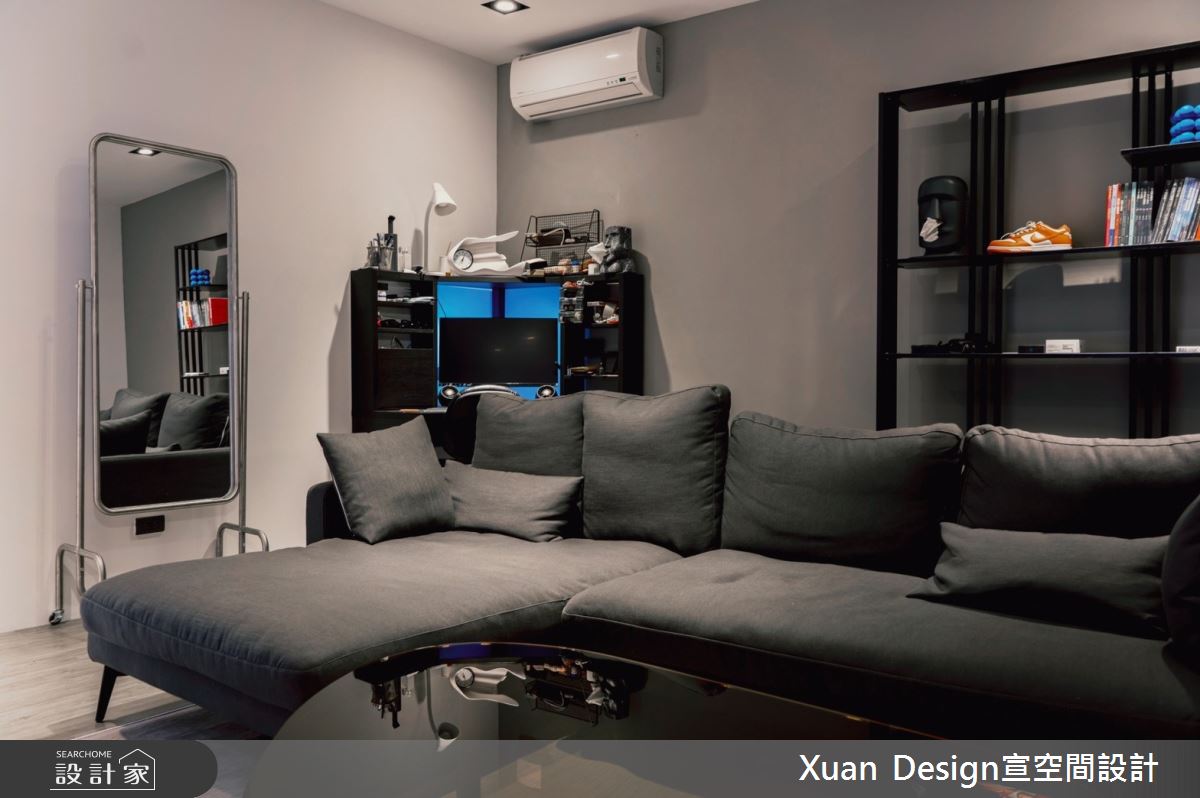 13坪老屋(50年以上)＿簡約風客廳案例圖片＿宣設計＿宣設計_簡單_13坪簡約風之2