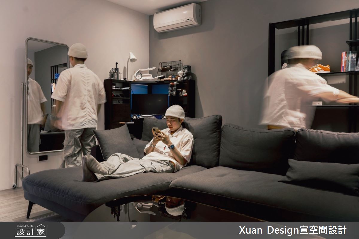 13坪老屋(50年以上)＿簡約風客廳案例圖片＿宣設計＿宣設計_簡單_13坪簡約風之3