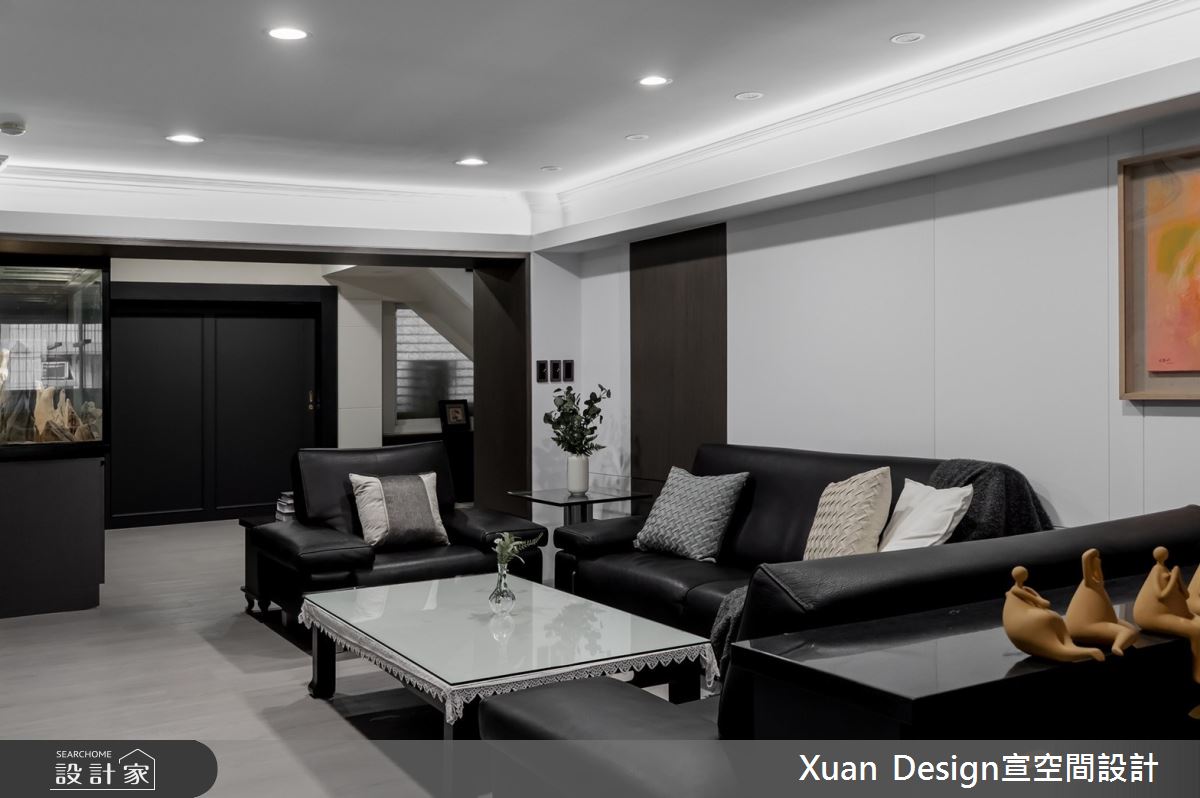 30坪老屋(41~50年)＿現代風客廳案例圖片＿宣設計＿宣設計_灰諧_30坪現代風之4