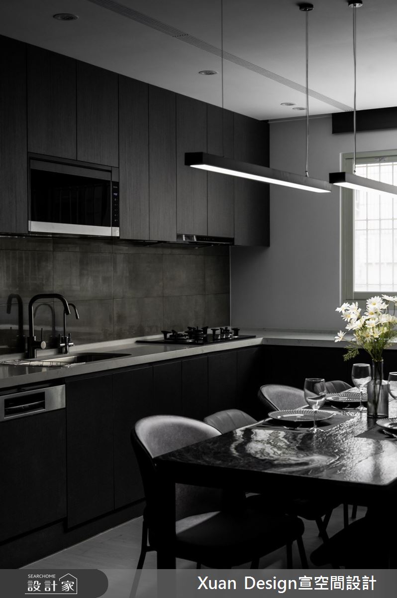 30坪老屋(41~50年)＿現代風餐廳廚房案例圖片＿宣設計＿宣設計_灰諧_30坪現代風之9