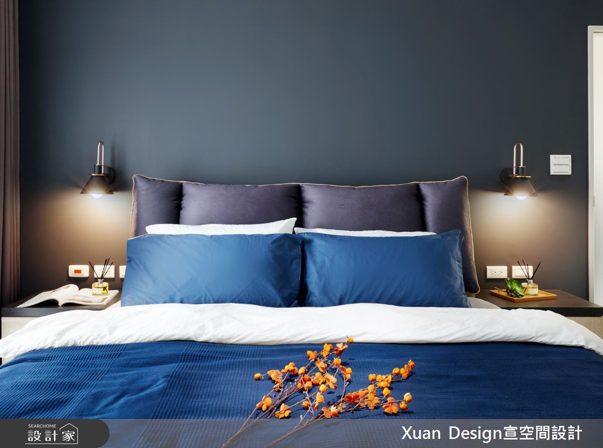 25坪新成屋(5年以下)＿現代風臥室案例圖片＿宣設計＿宣設計_折射_25坪現代風之23